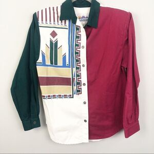 ALAMOSA | Vintage Southwestern Button Shirt Large